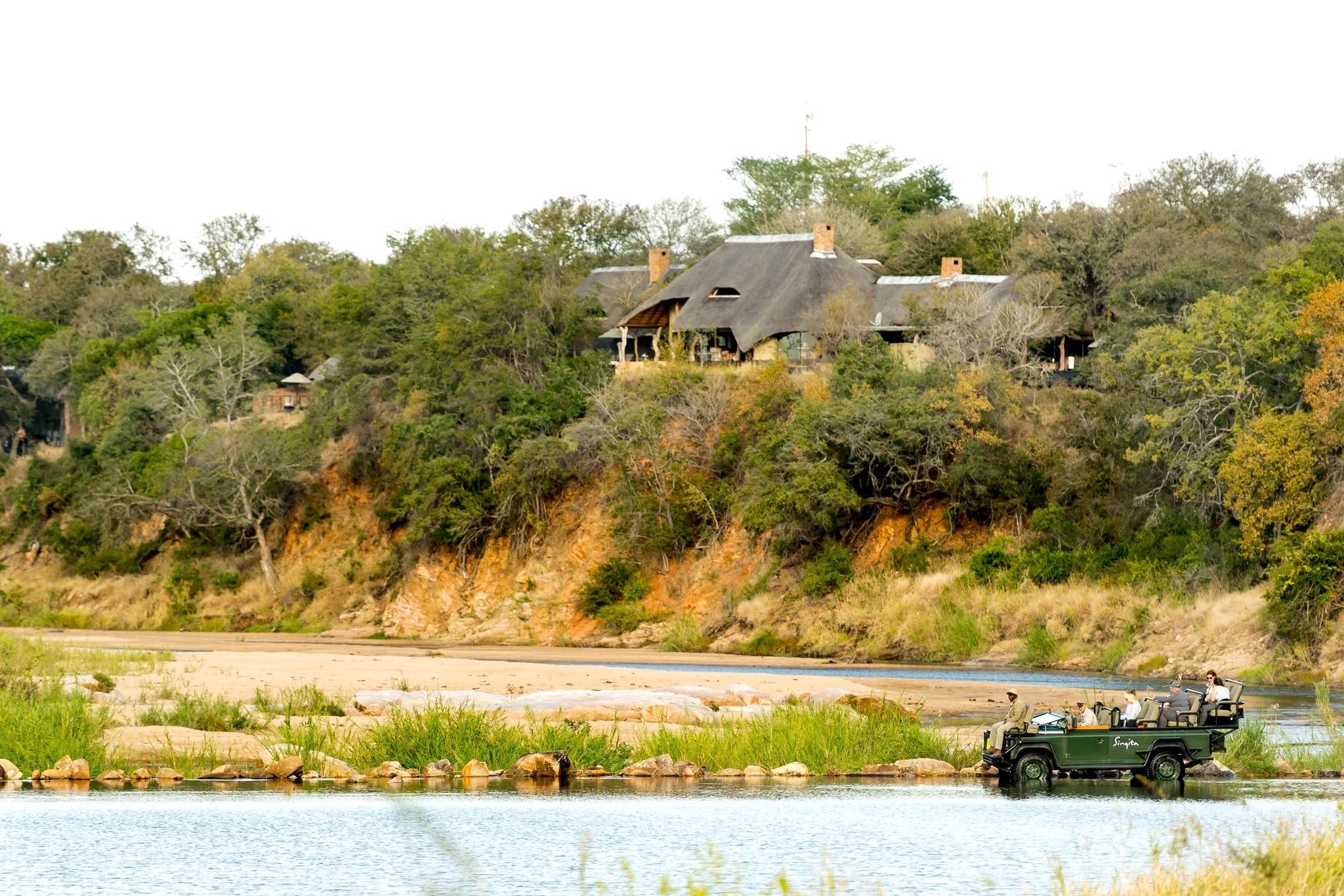 Game drive View at Singita Ebony Lodge, Sabi Sand Nature Reserve, South Africa.