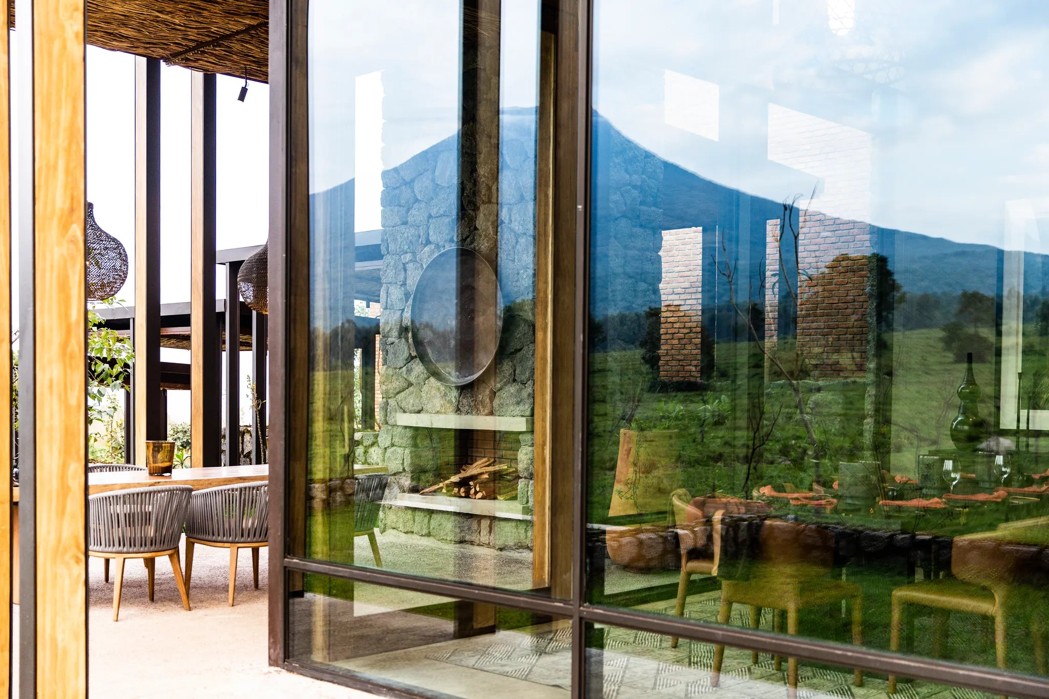 Singita Kataza House - Exterior at Singita Kataza House, Volcanoes National Park, Rwanda.