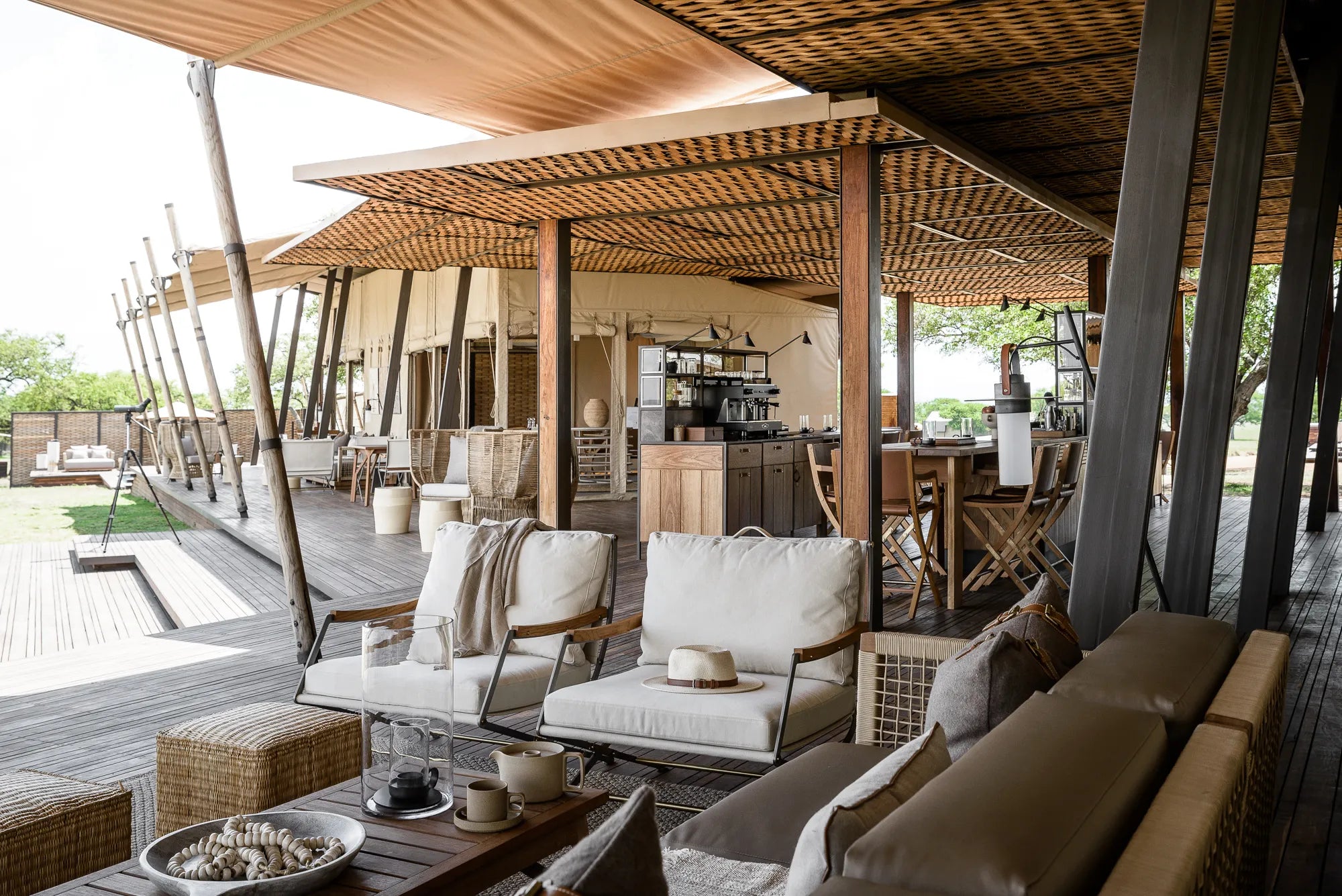 Singita Sabora Tented Camp - Main Lodge at Singita Sabora Tented Camp, Singita Serengeti Grumeti, Tanzania.