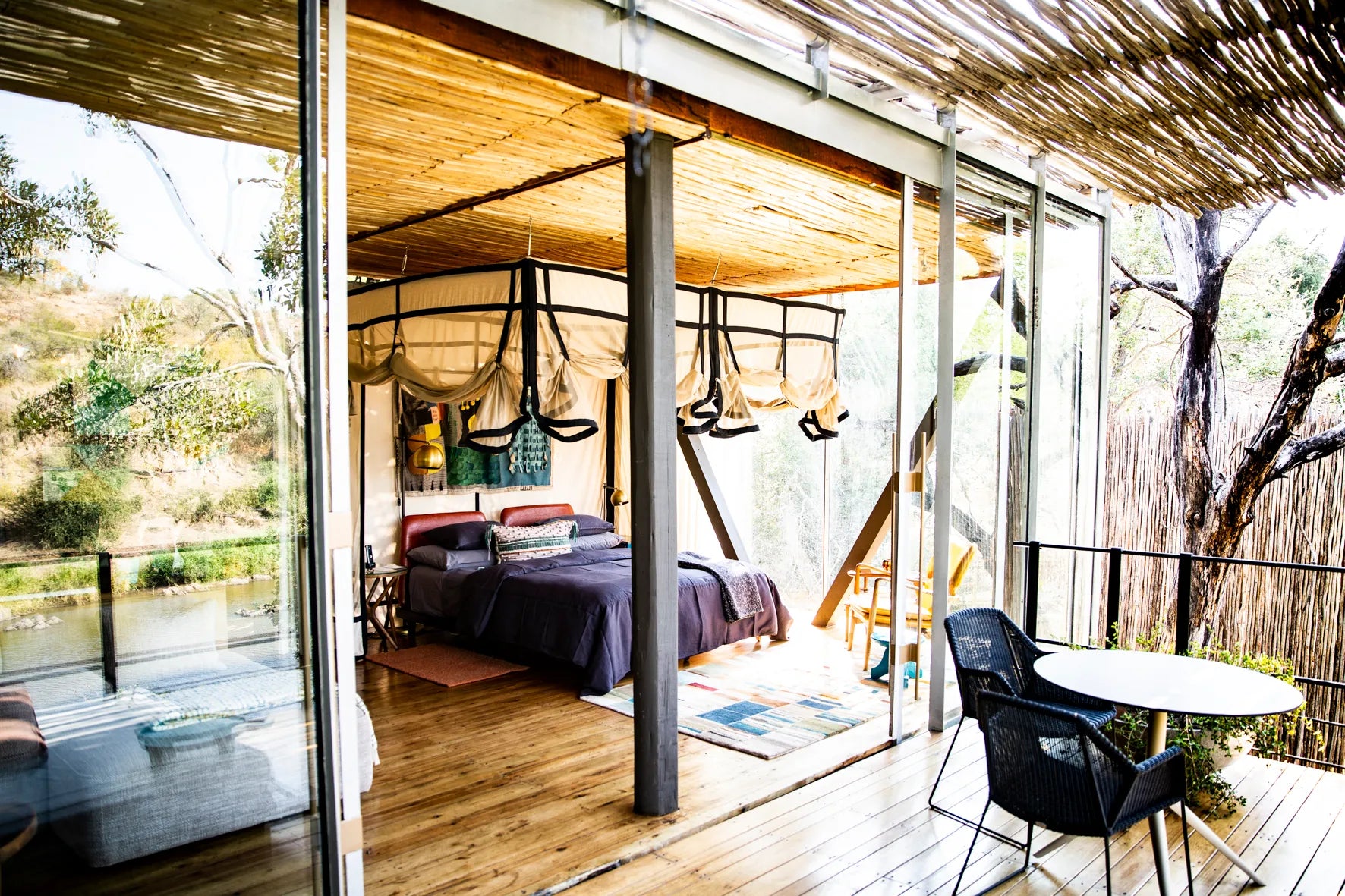 Singita Sweni Lodge at Singita Sweni Lodge, Kruger National Park, South Africa.