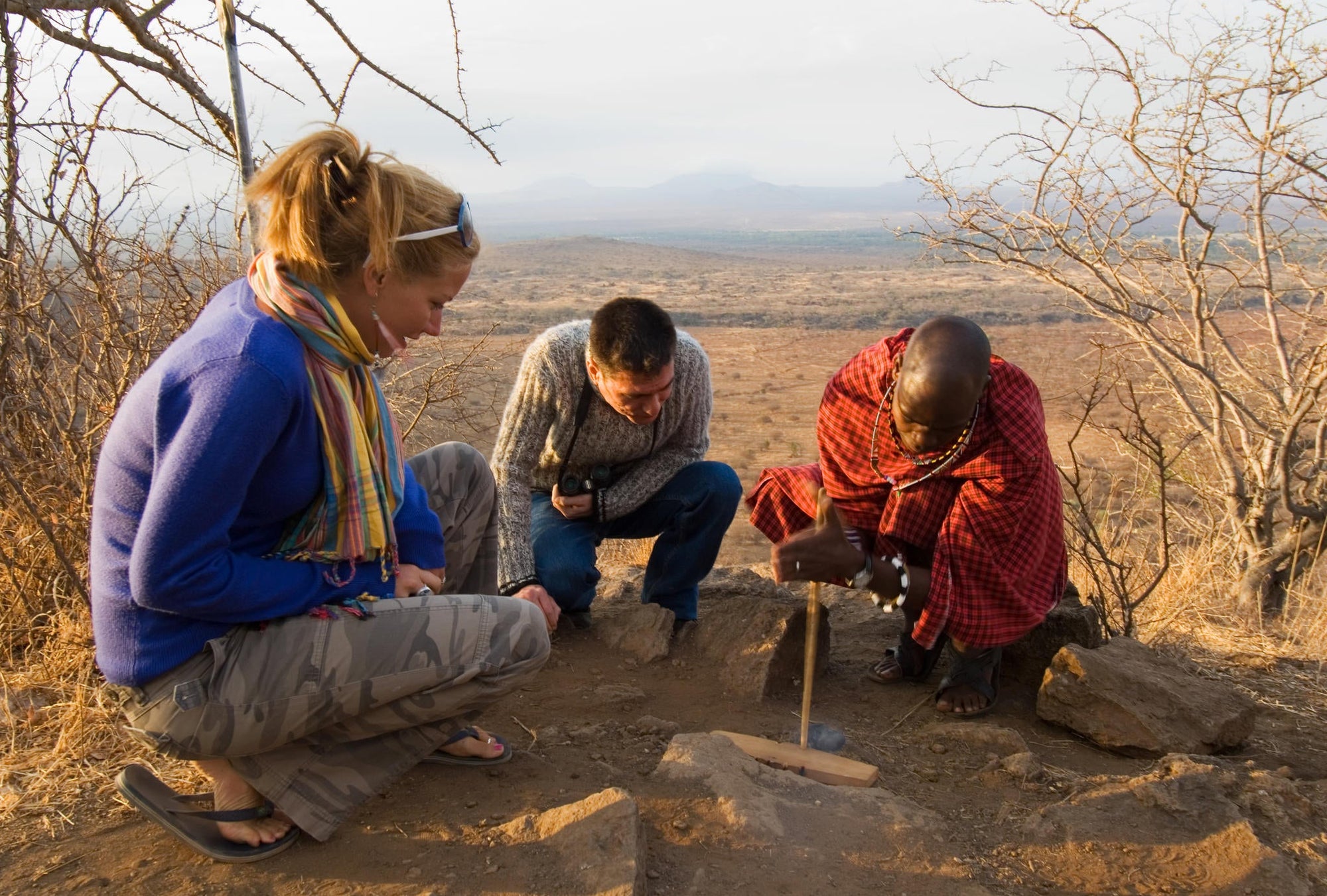 Morning Animal tracking on foot, around the camp with Massai gallery image 4