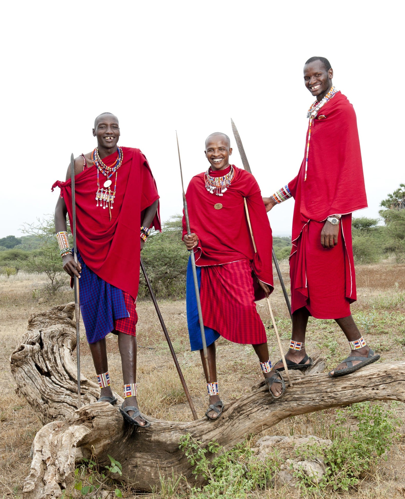 Morning Animal tracking on foot, around the camp with Massai