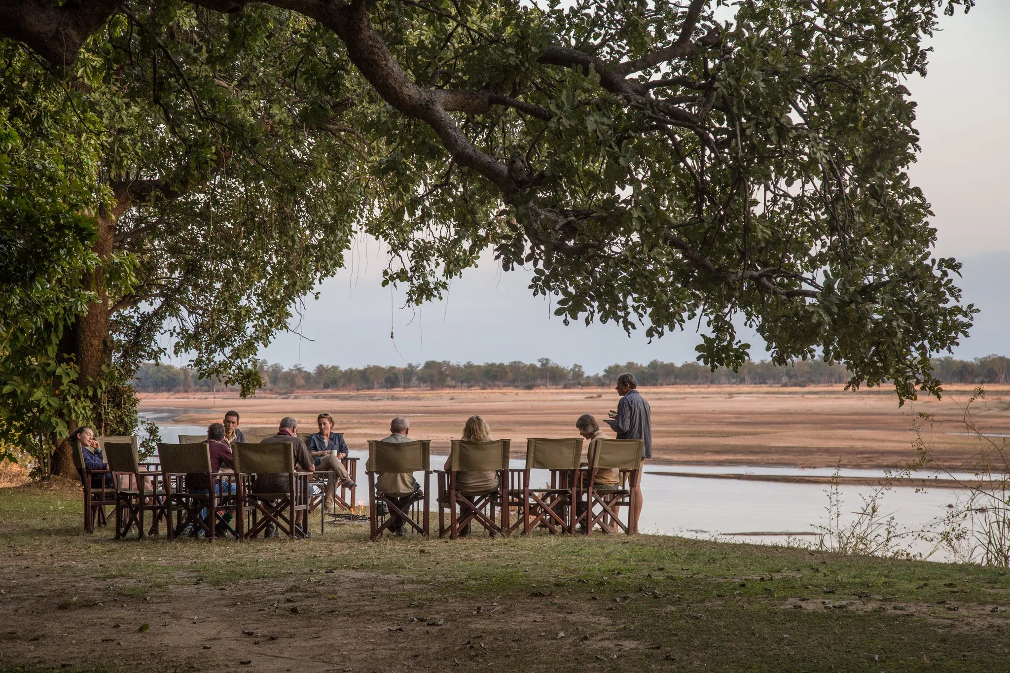Tafika Camp at Tafika Camp, South Luangwa National Park, Zambia.