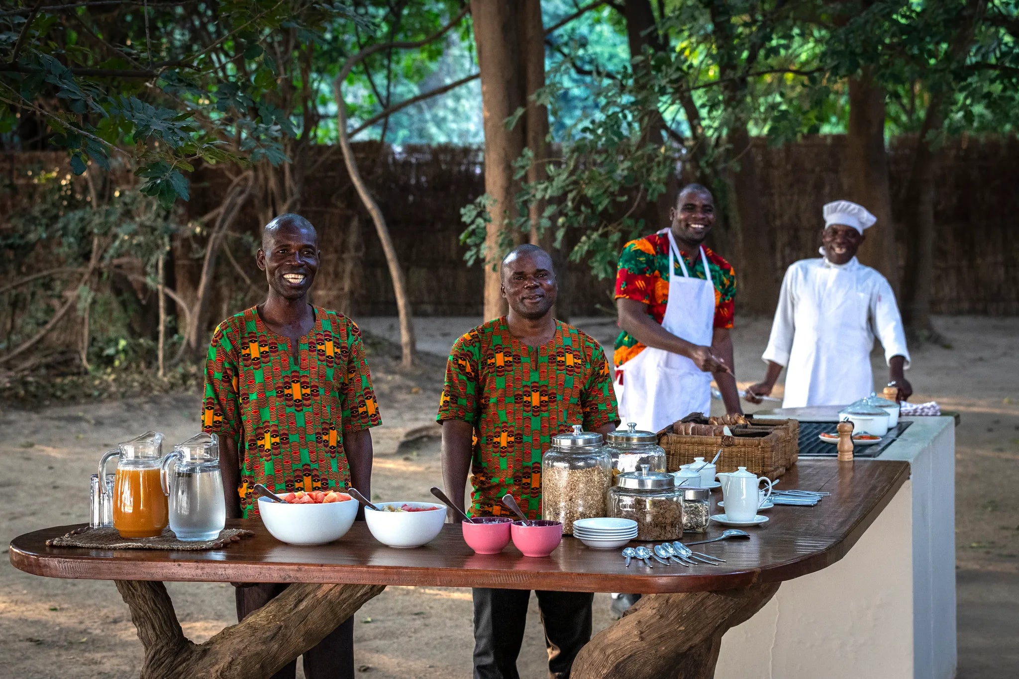 Tafika Camp at Tafika Camp, South Luangwa National Park, Zambia.