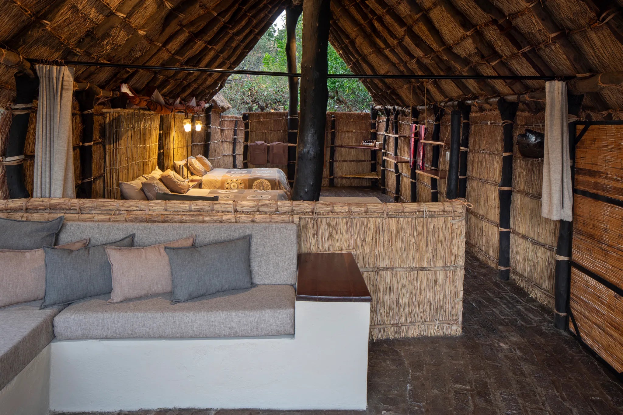 Tafika Camp at Tafika Camp, South Luangwa National Park, Zambia.