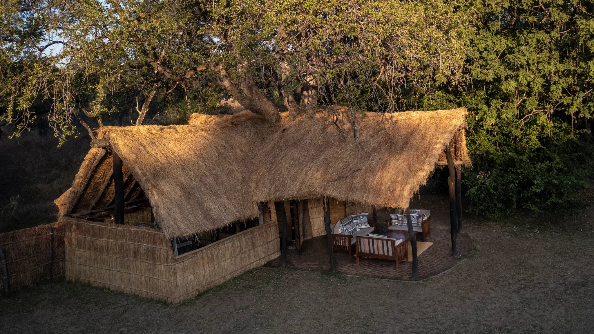 Tafika Camp at Tafika Camp, South Luangwa National Park, Zambia.