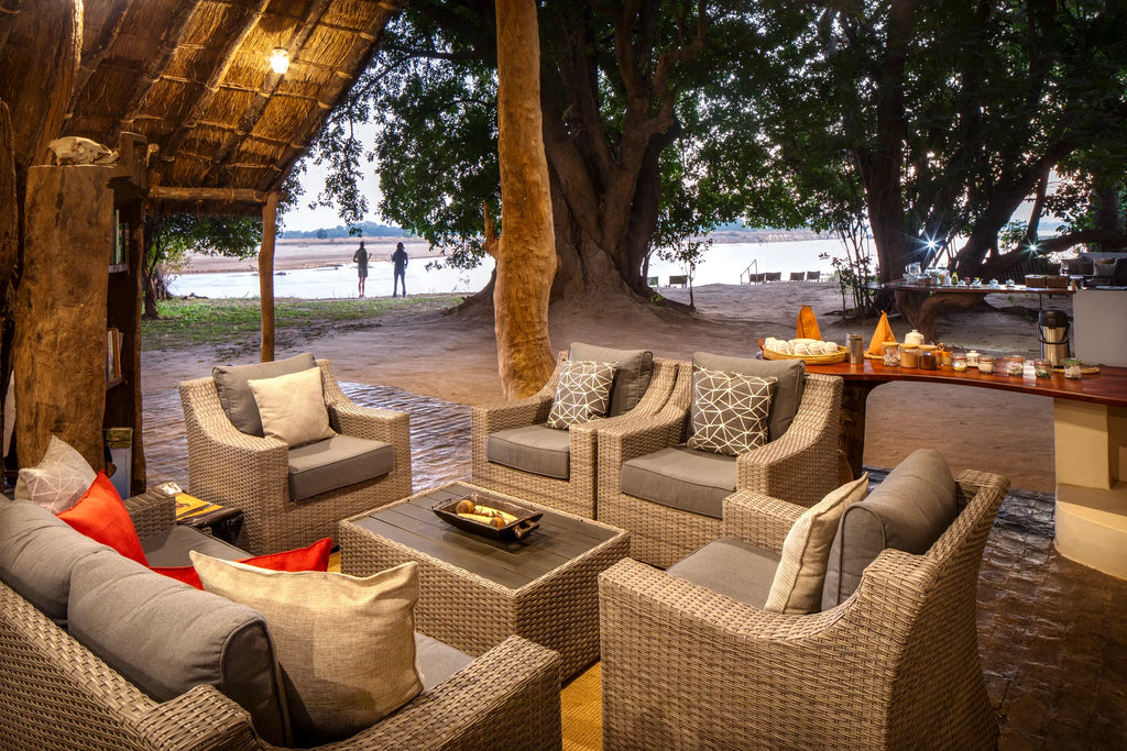 Tafika Camp at Tafika Camp, South Luangwa National Park, Zambia.