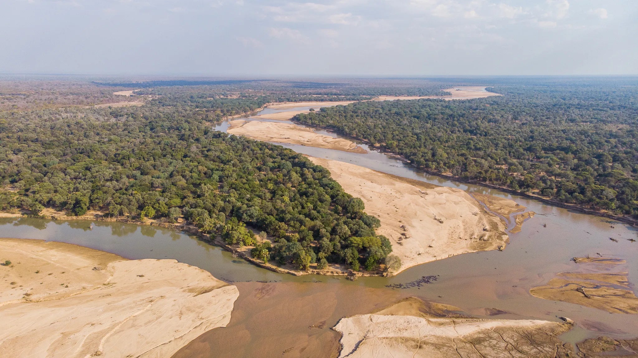 Takwela Camp at Takwela Camp, North Luangwa National Park, Zambia.