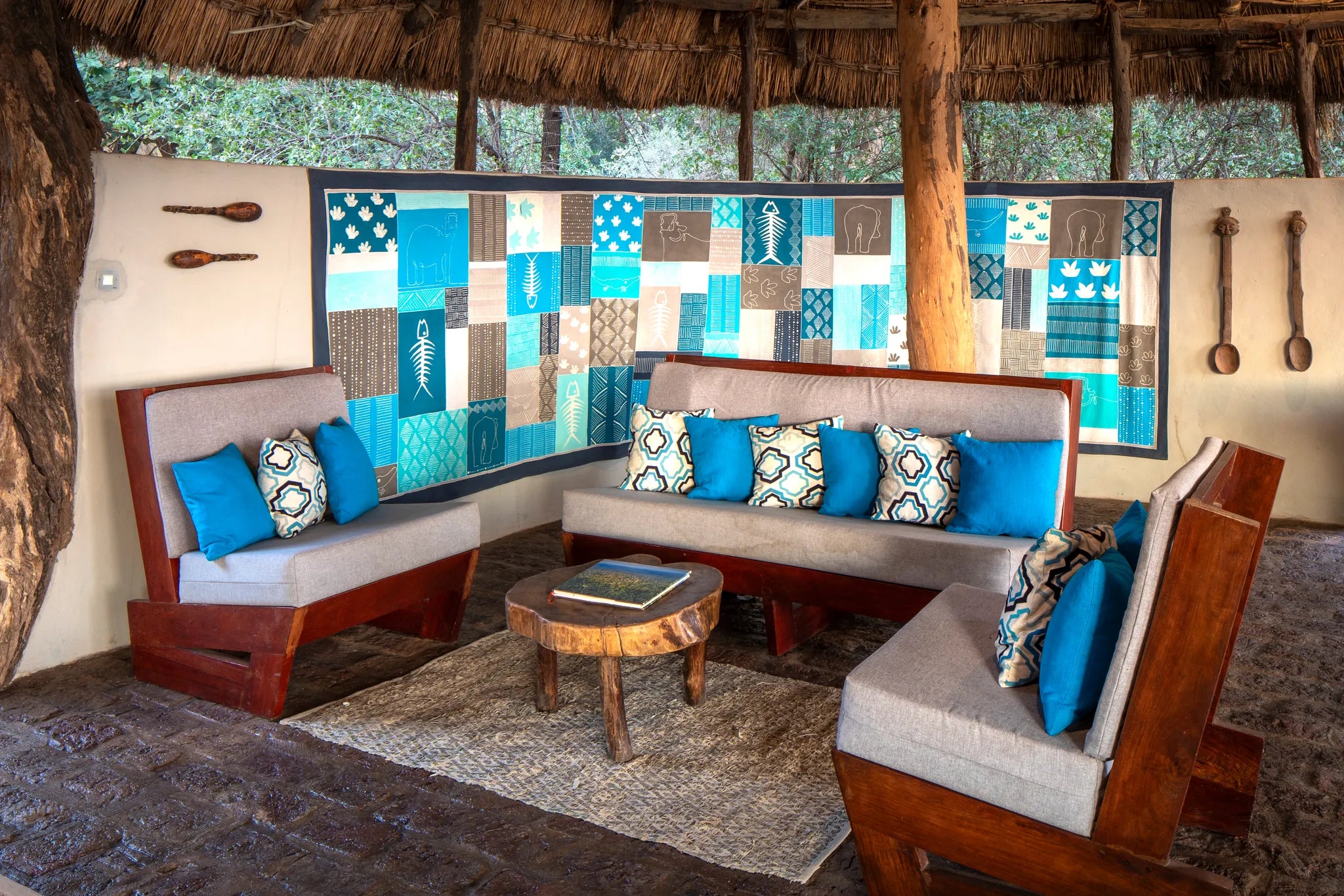 Takwela Camp at Takwela Camp, North Luangwa National Park, Zambia.