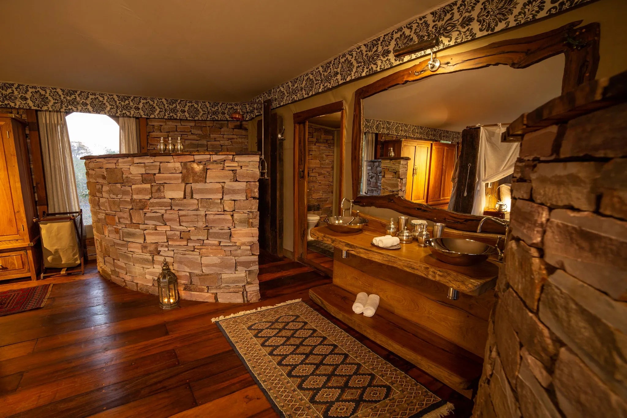 Tembo Plains Camp at Tembo Plains Camp, Mana Pools National Park, Zimbabwe.