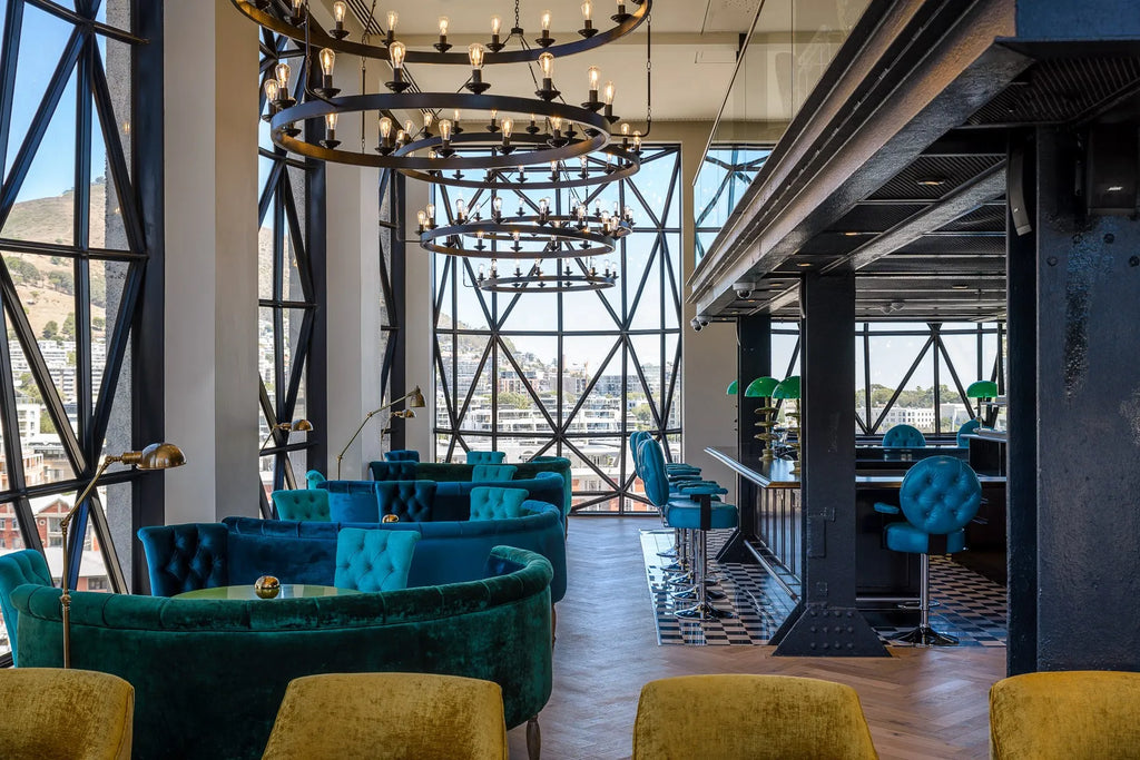 The Willaston Bar at The Silo Hotel, Cape Town, South Africa.