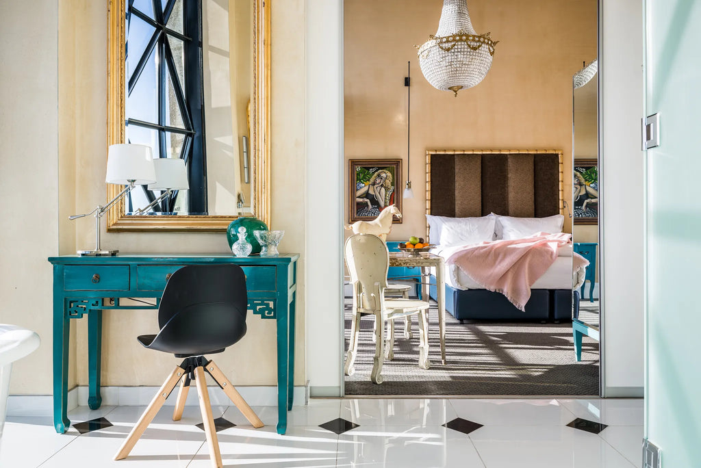 An entry level Silo Room at The Silo Hotel, Cape Town, South Africa.