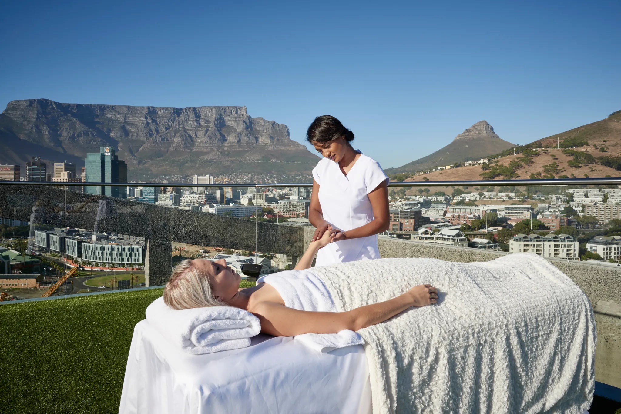 Sky Terrace Treatment at The Silo Hotel, Cape Town, South Africa.