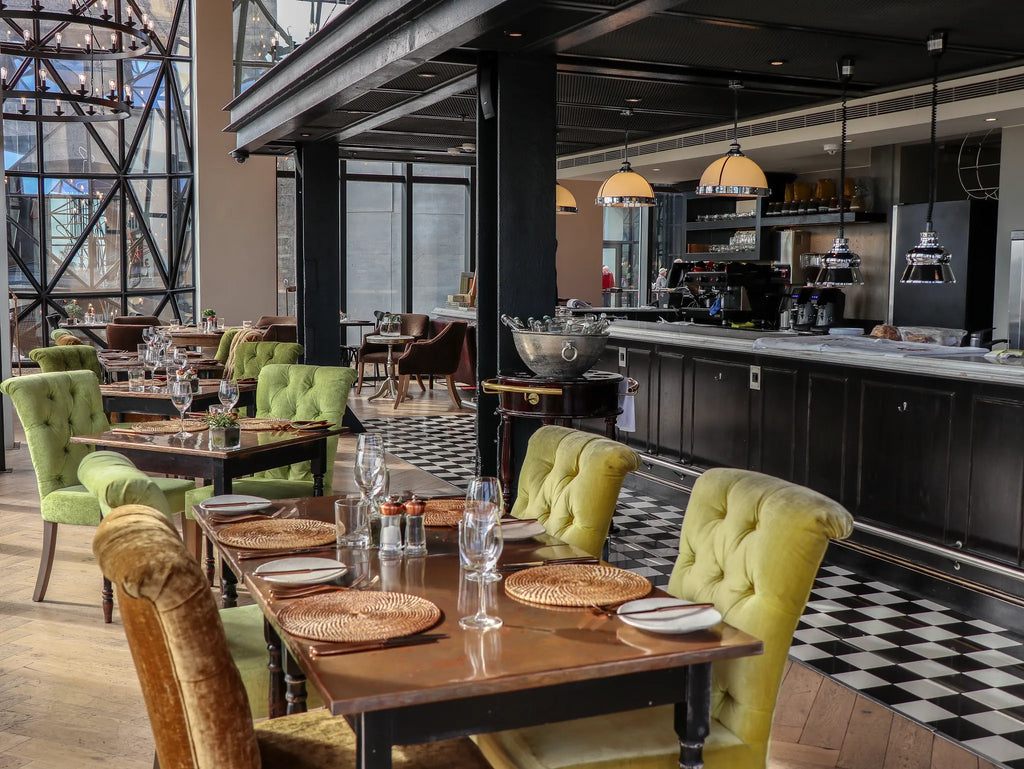 The Granary Cafe at The Silo Hotel, Cape Town, South Africa.