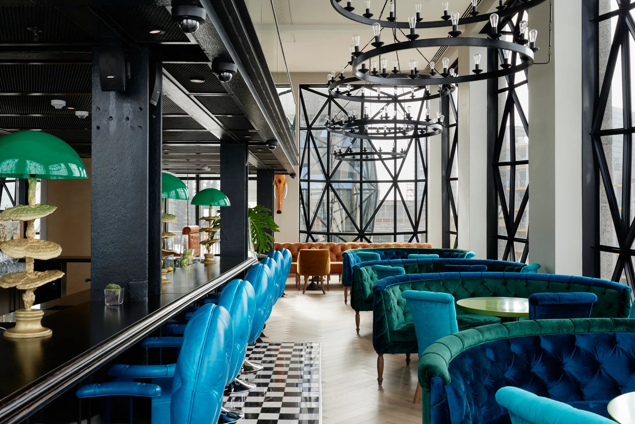 The Willaston Bar at The Silo Hotel, Cape Town, South Africa.