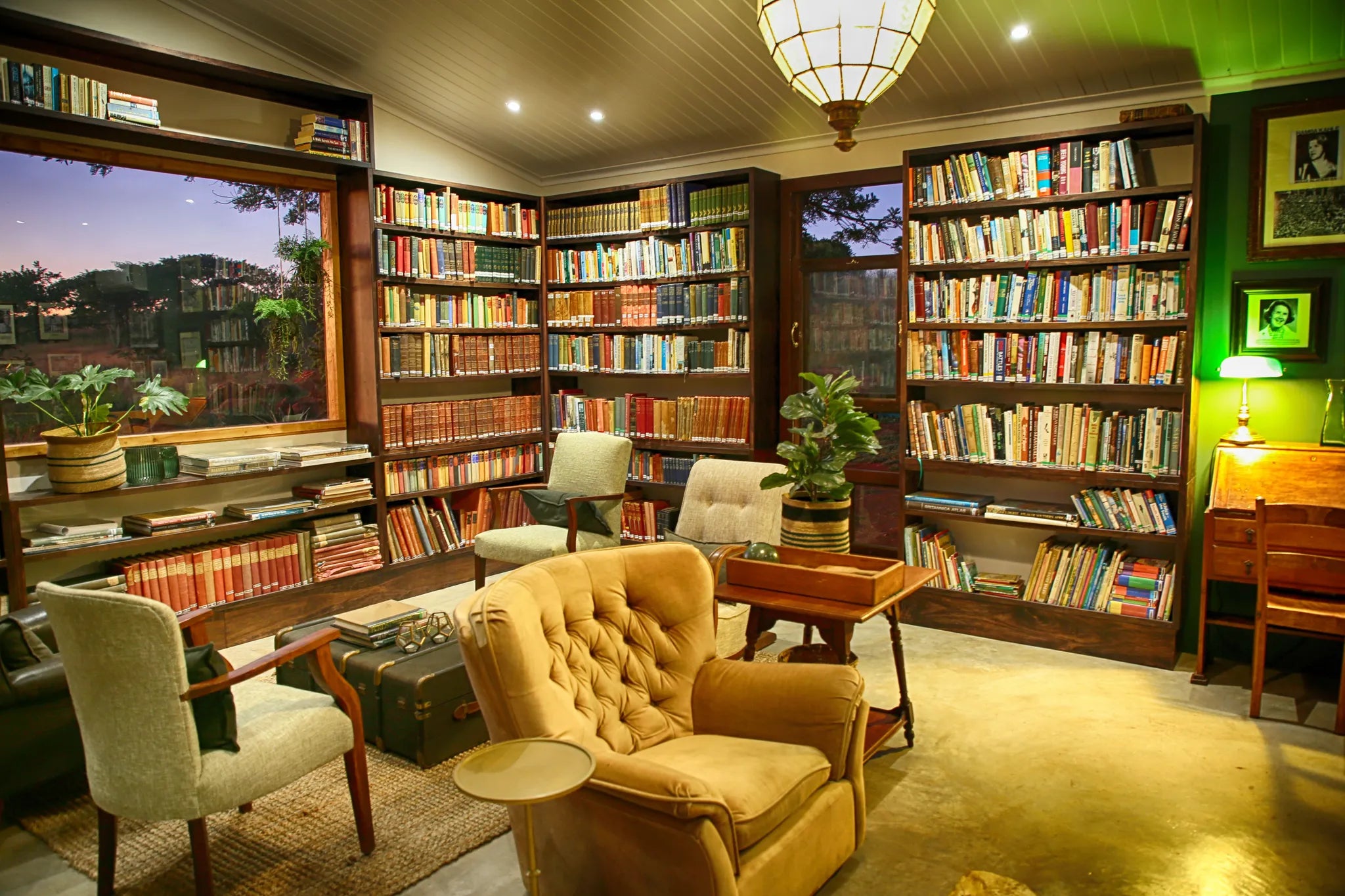 Main Lodge Exterior at Three Tree Hill Lodge, Northern Drakensberg, South Africa.