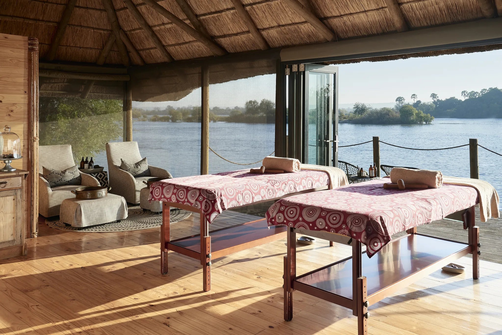 Victoria Falls River Lodge - Toa Spa at Victoria Falls River Lodge, Victoria Falls (Zimbabwe), Zimbabwe.