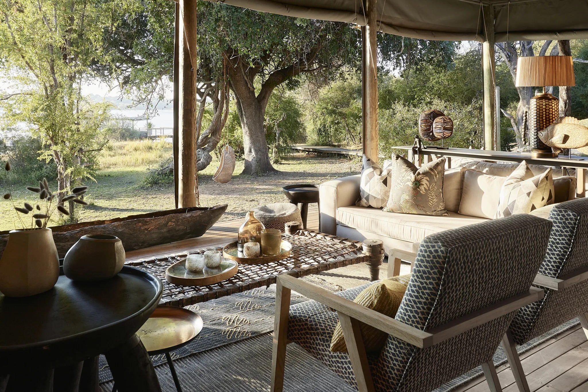 Victoria Falls River Lodge at Victoria Falls River Lodge, Victoria Falls (Zimbabwe), Zimbabwe.