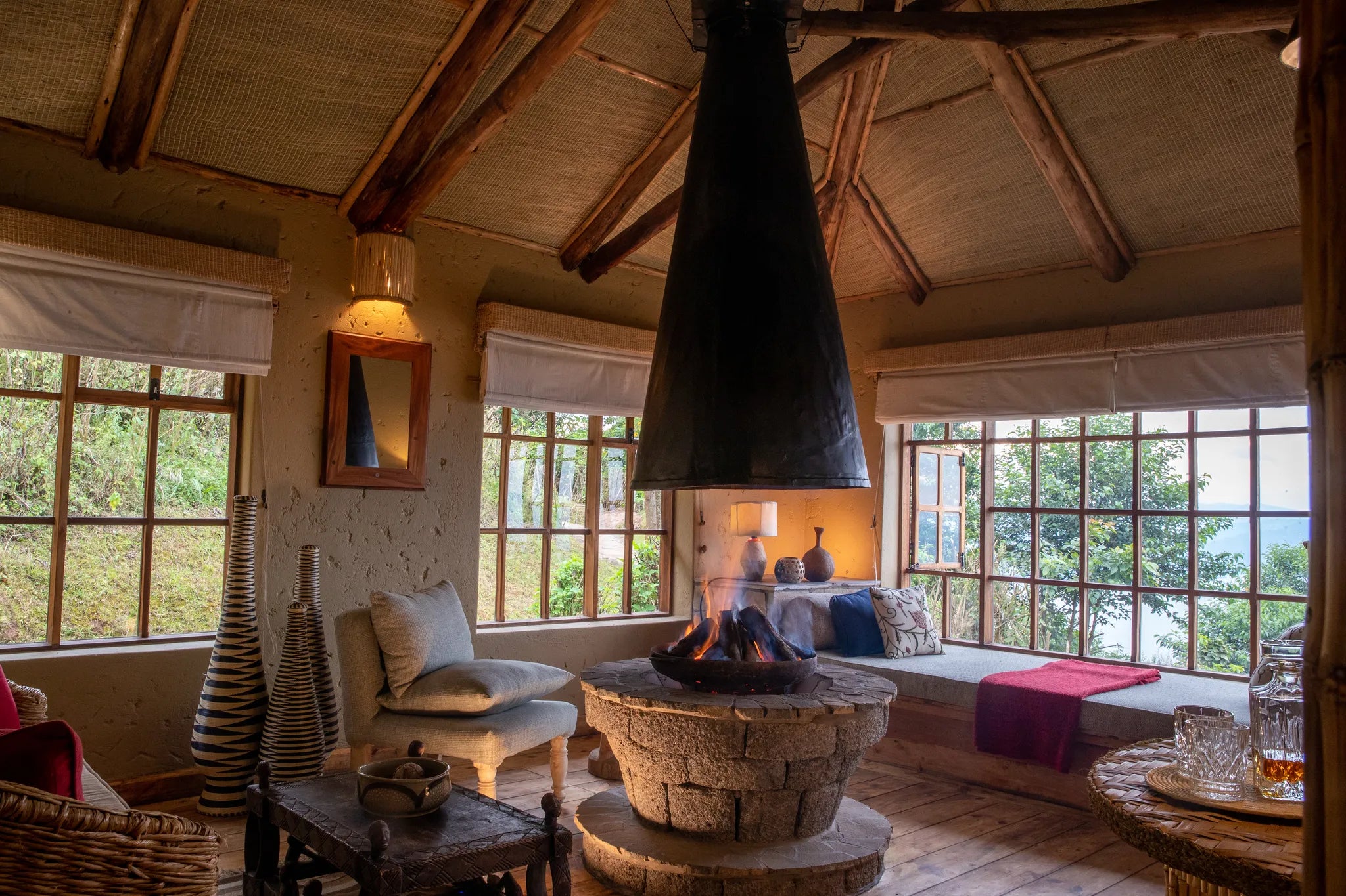 Virunga Lodge at Virunga Lodge, Twin Lakes Burera & Ruhondo, Rwanda.