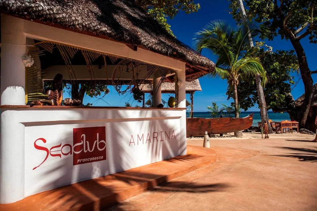 bar at VOI Amarina Hotel, Nosy Be, Madagascar.