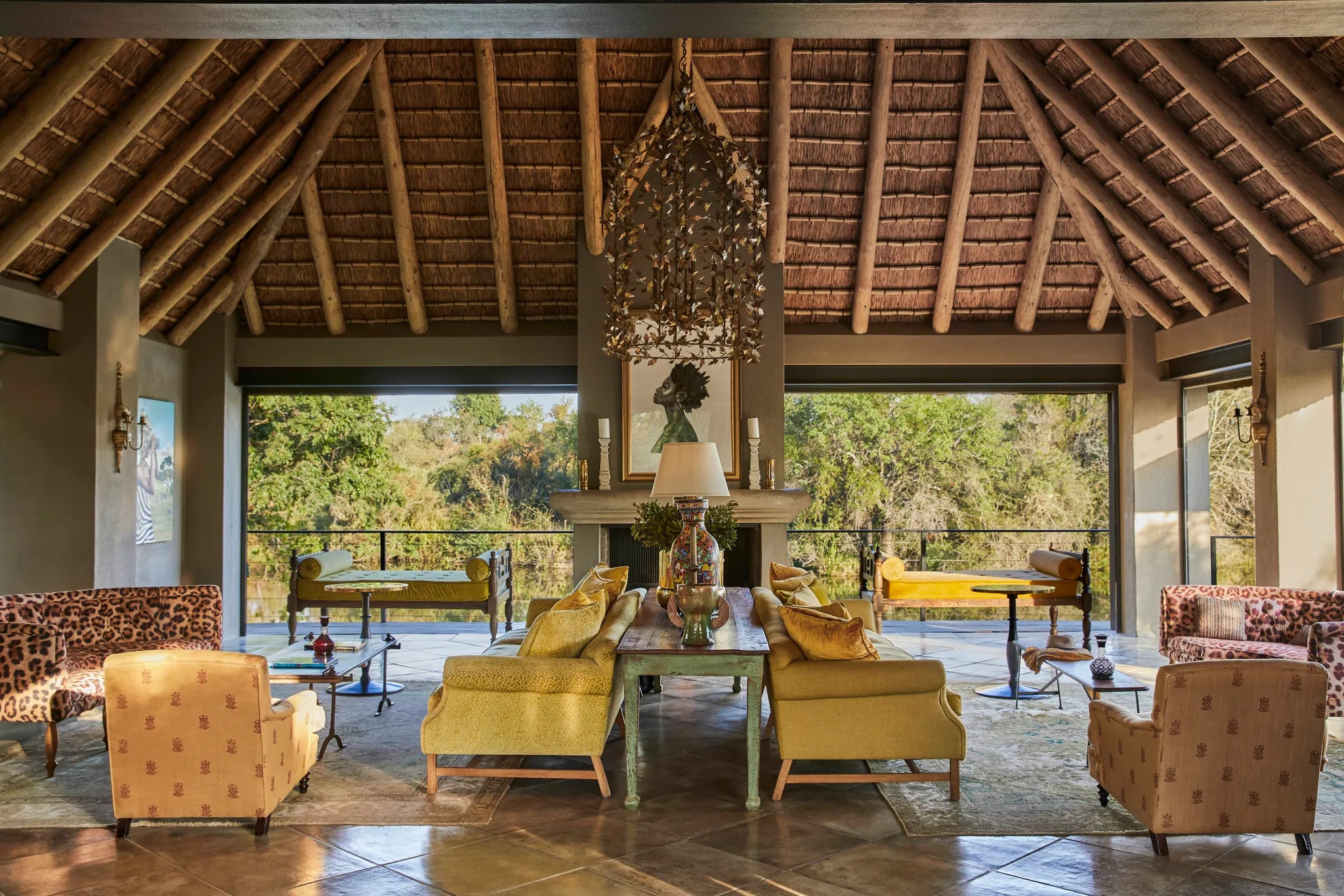 Waterside Entrance at Waterside at Royal Malewane, Hoedspruit, South Africa.