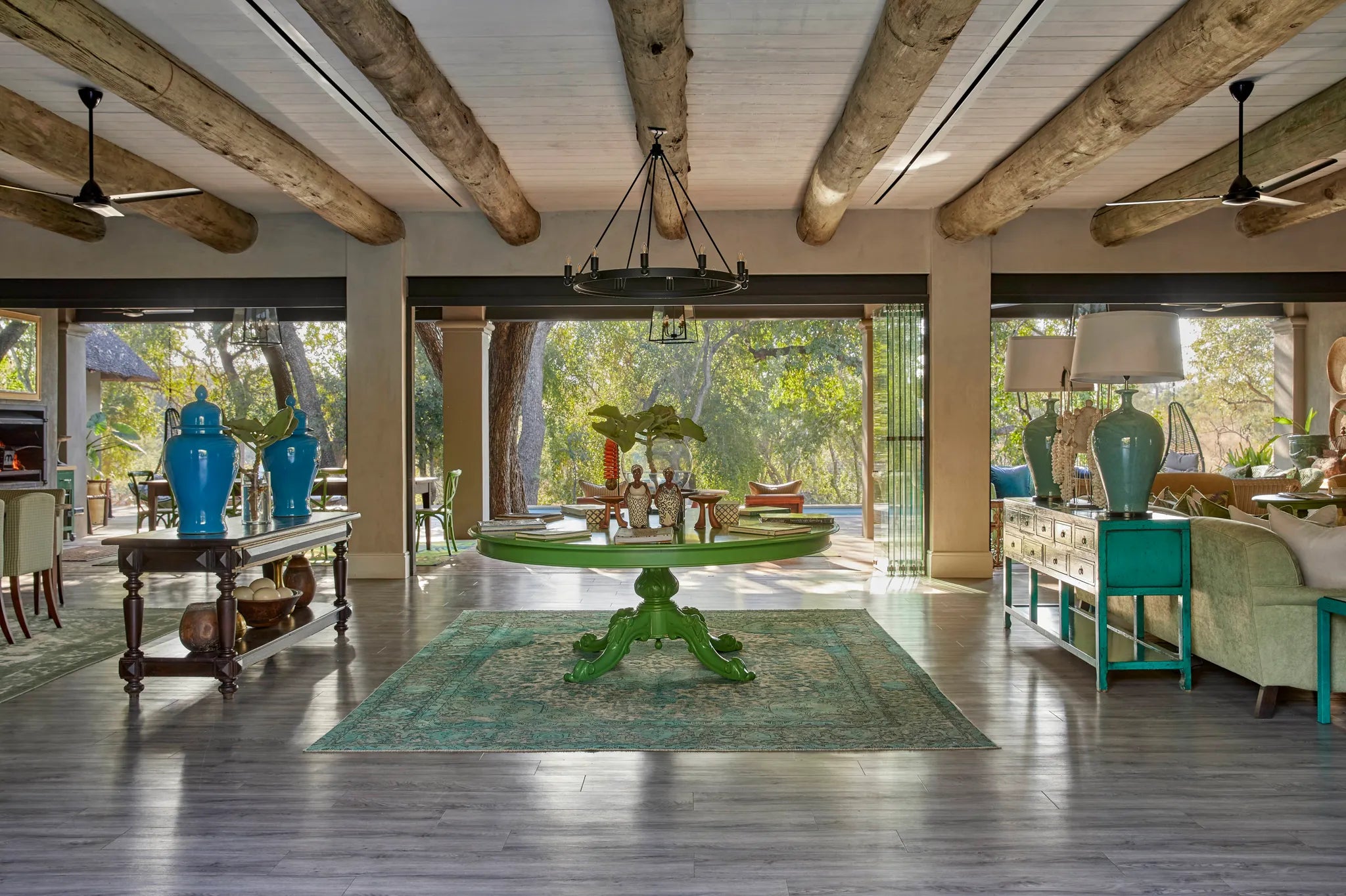 Waterside House Entrance at Waterside House at Royal Malewane, Hoedspruit, South Africa.