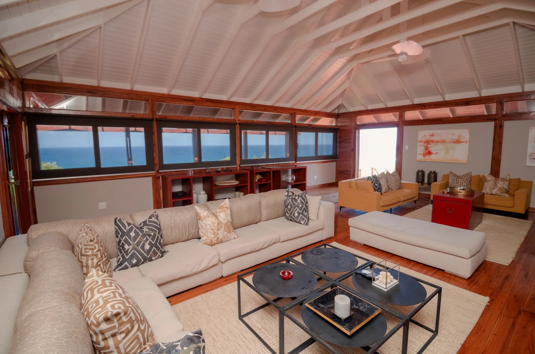 Luxury Private Villa Lounge at White Pearl Resorts Ponta Mamoli, Ponta Mamoli, Mozambique.