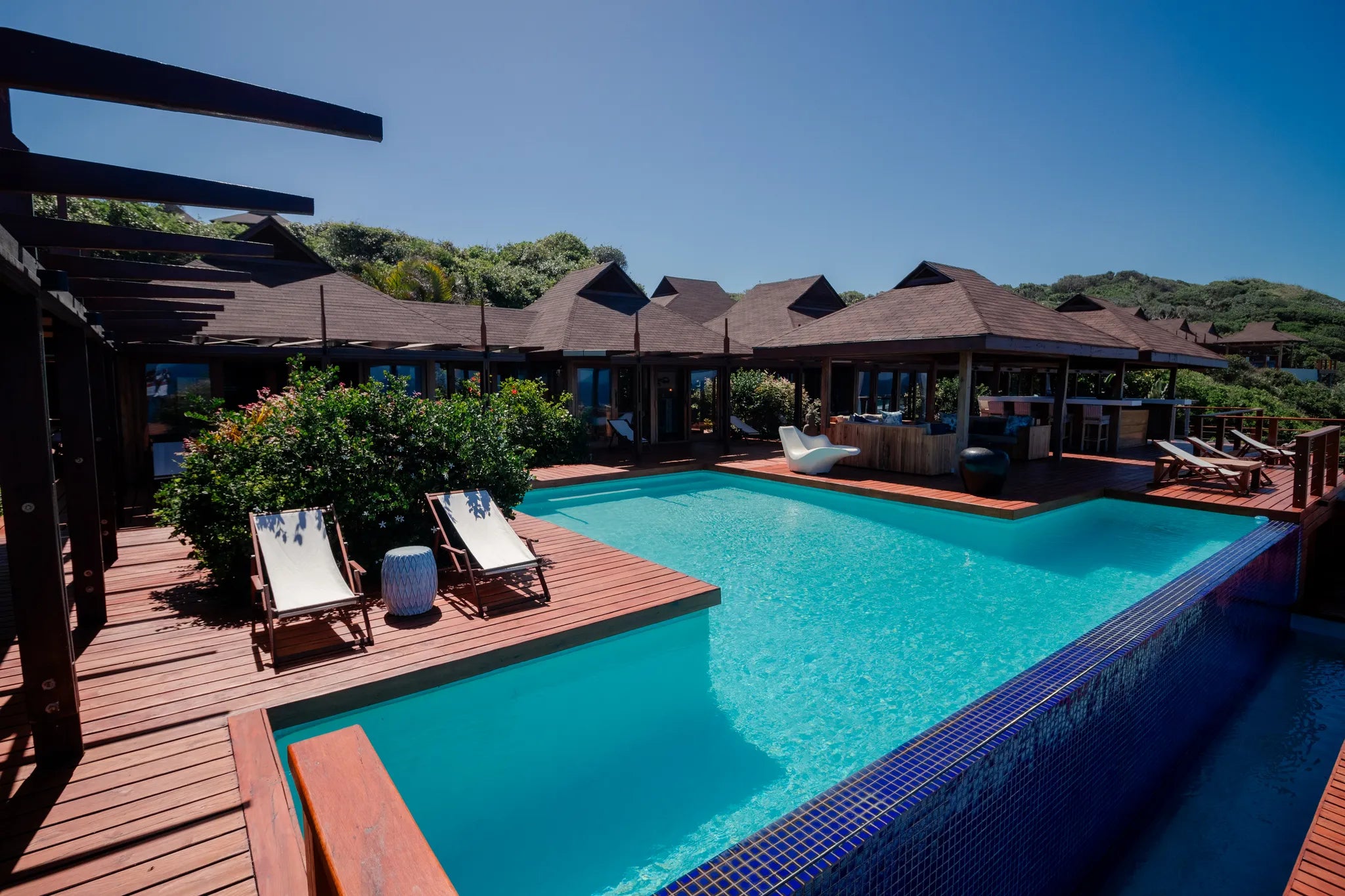 Luxury Private Villa Pool at White Pearl Resorts Ponta Mamoli, Ponta Mamoli, Mozambique.