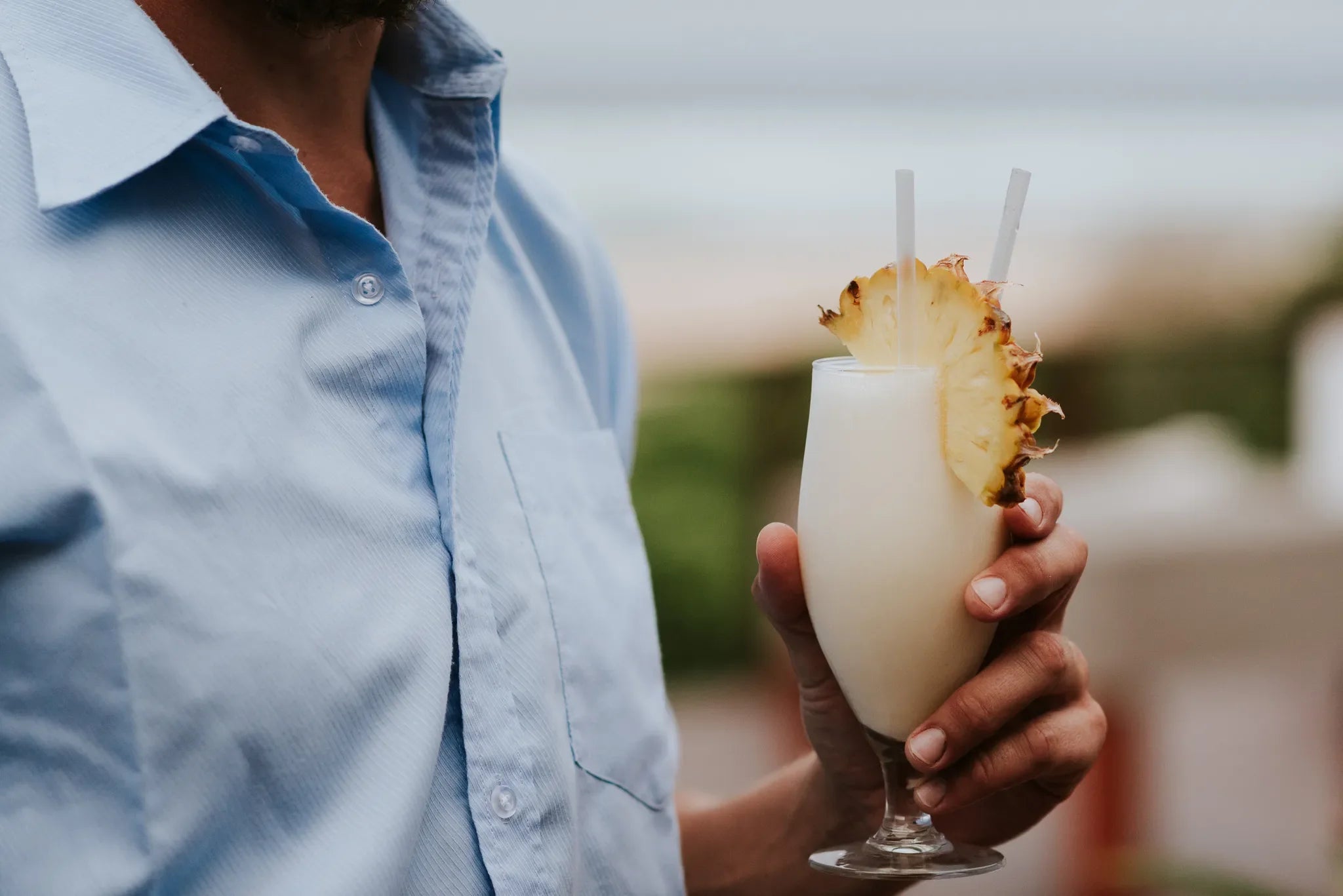 Pina Colada at White Pearl Resorts Ponta Mamoli, Ponta Mamoli, Mozambique.