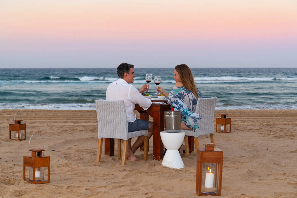 Private Dining at White Pearl Resorts Ponta Mamoli, Ponta Mamoli, Mozambique.