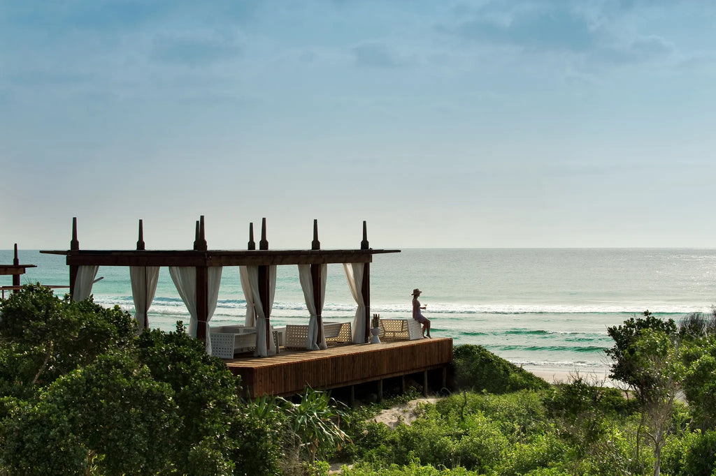 View of Coastline at White Pearl Resorts Ponta Mamoli, Ponta Mamoli, Mozambique.
