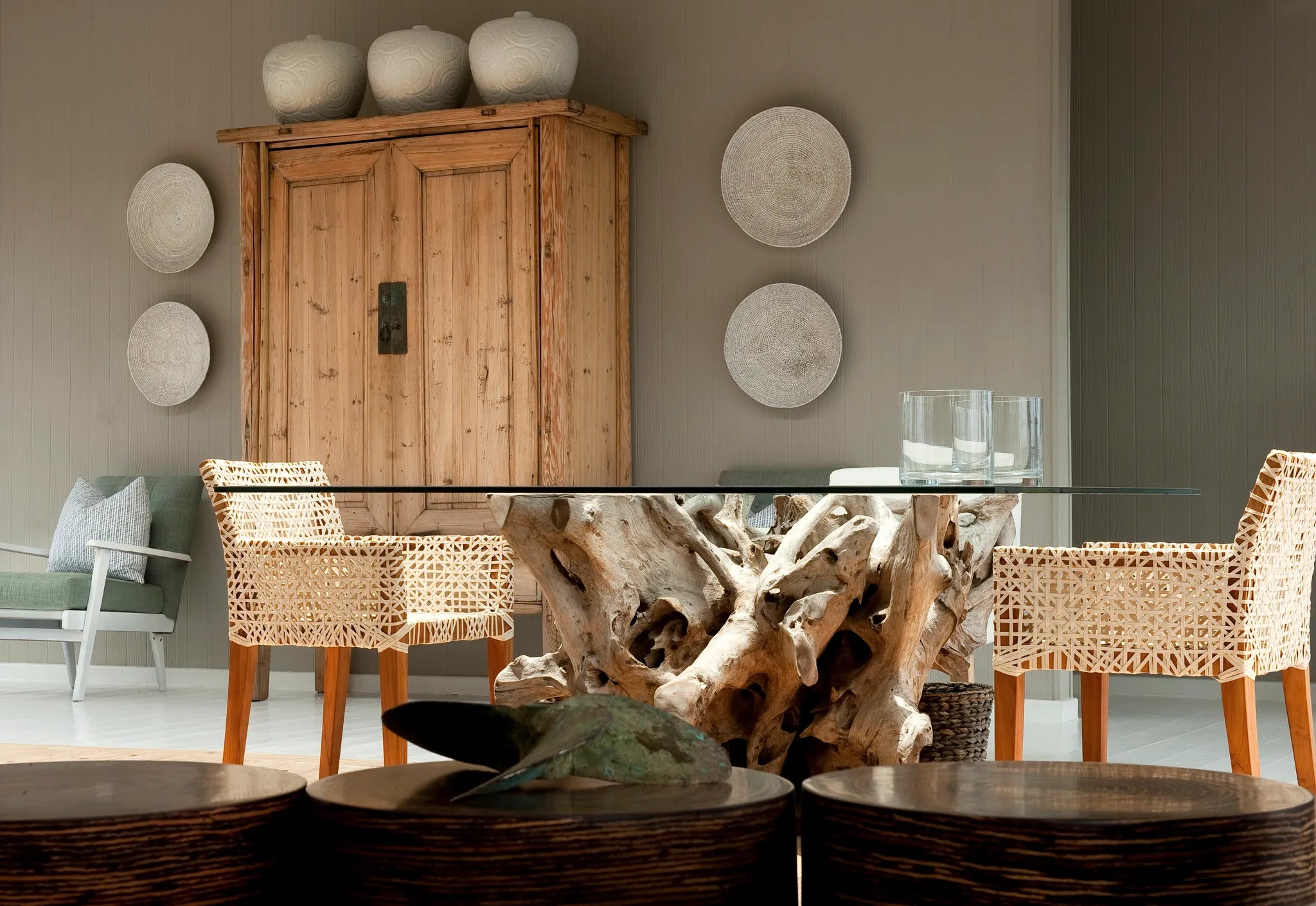 White Pearl Resorts Reception at White Pearl Resorts Ponta Mamoli, Ponta Mamoli, Mozambique.