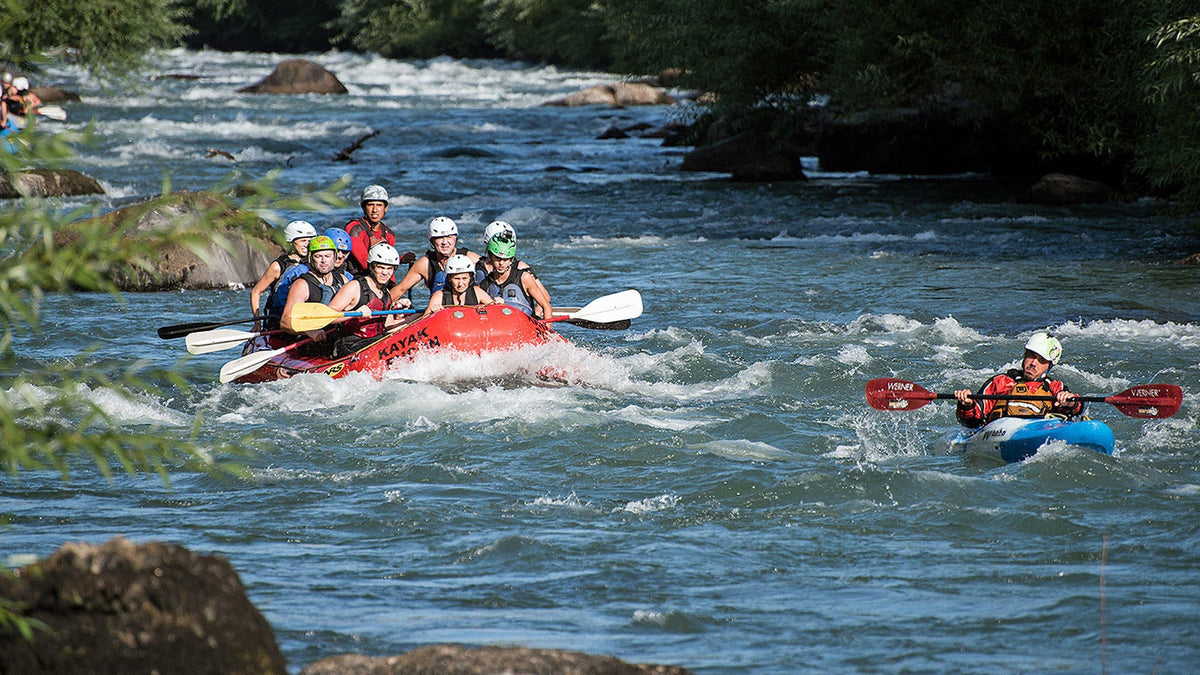Whitewater rafting
