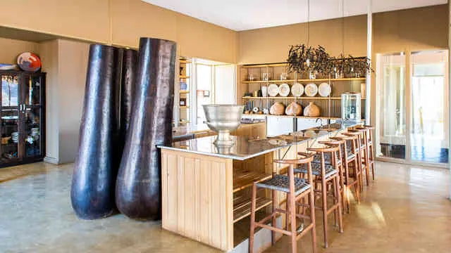 Wilderness Hoanib Skeleton Coast Camp at Wild Camping Hoanib, Hoanib River, Namibia.