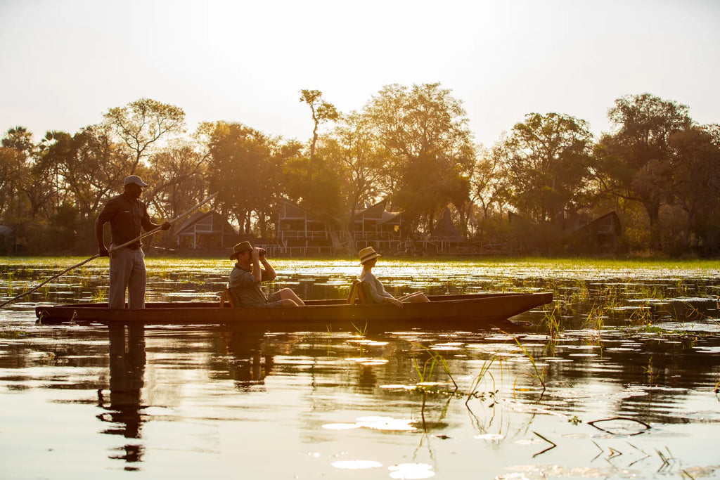 Wilderness Abu Camp at Wilderness Abu Camp, Okavango Delta, Botswana.