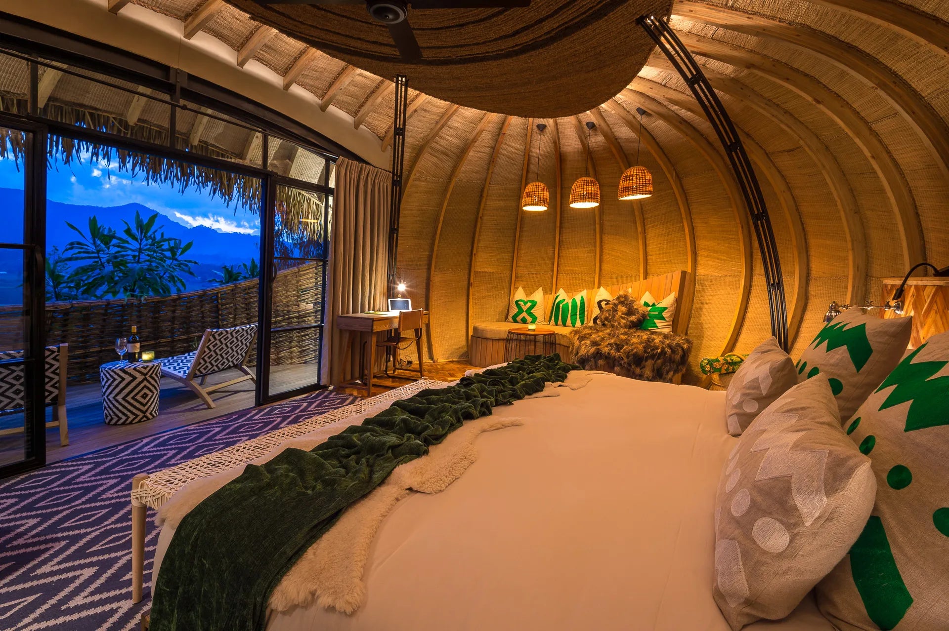 Wilderness Bisate at Wilderness Bisate, Volcanoes National Park, Rwanda.