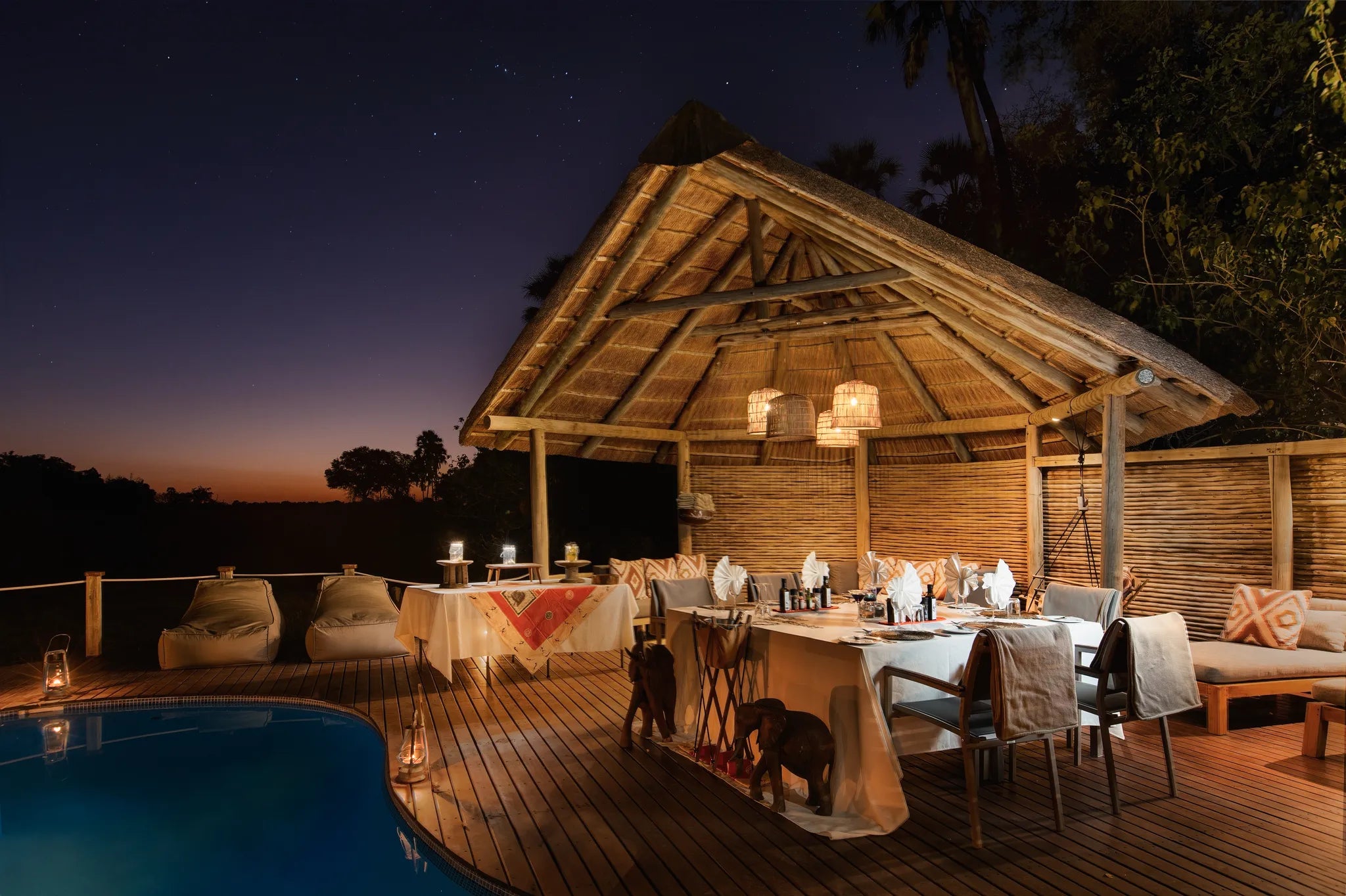 Wilderness Chitabe Lediba at Wilderness Chitabe Lediba, Okavango Delta, Botswana.