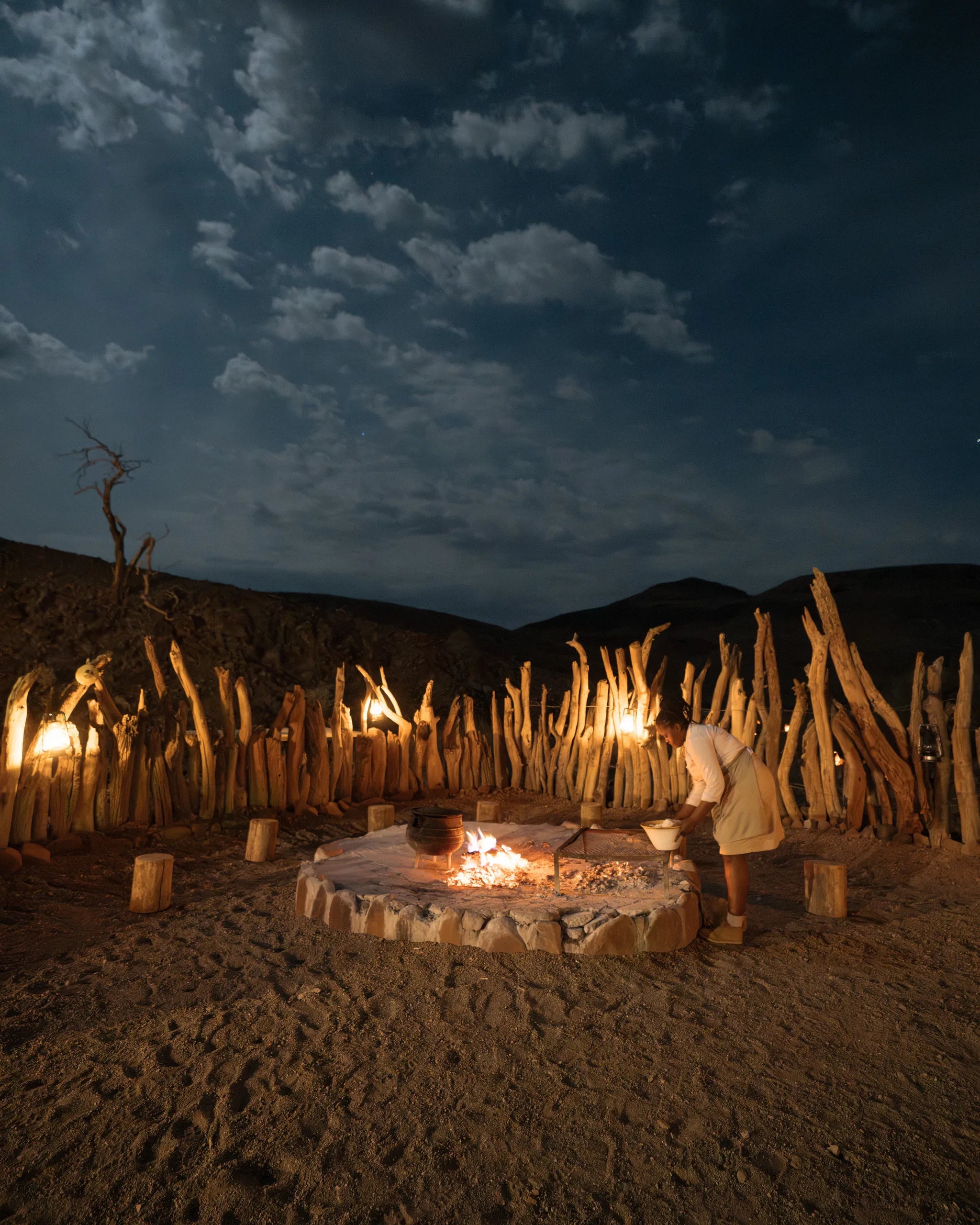 Wilderness Damaraland Camp at Wilderness Damaraland Camp, Twyfelfontein, Namibia.