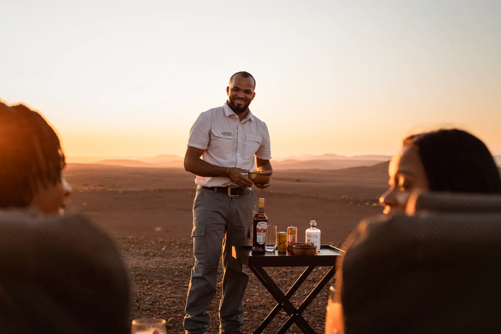 Wilderness Desert Rhino Camp at Wilderness Desert Rhino Camp, Palmwag, Namibia.