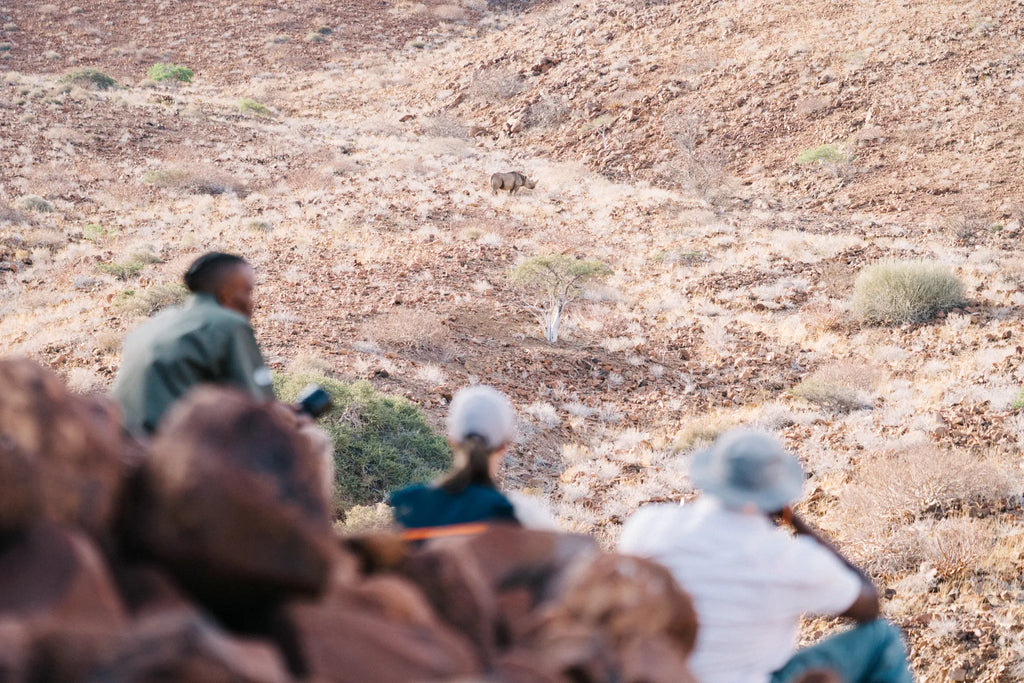 Wilderness Desert Rhino Camp at Wilderness Desert Rhino Camp, Palmwag, Namibia.