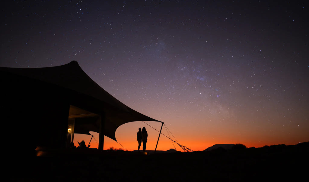 Wilderness Desert Rhino Camp at Wilderness Desert Rhino Camp, Palmwag, Namibia.