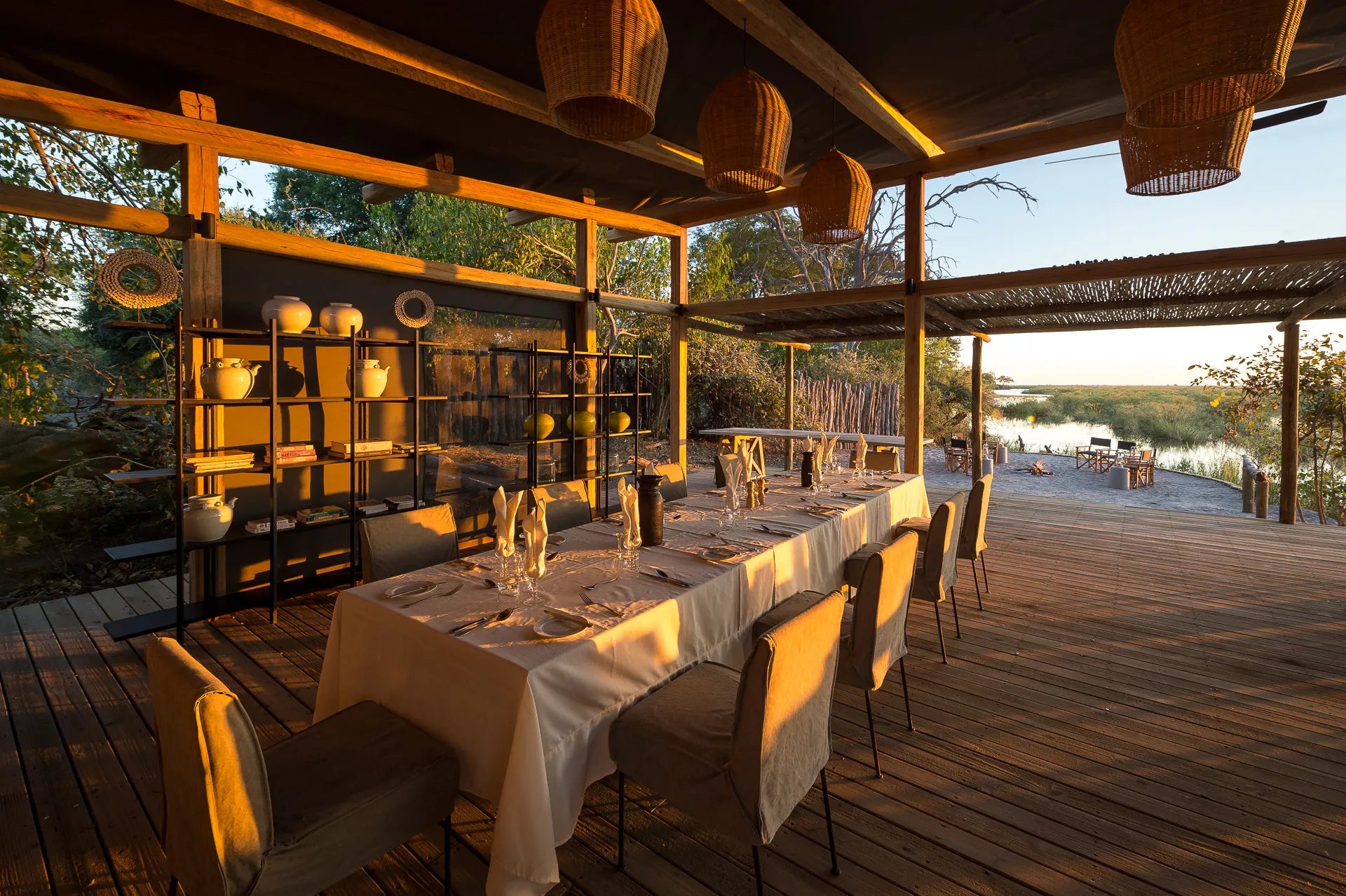 Wilderness Linyanti Tented Camp at Wilderness Linyanti Tented Camp, Linyanti Concession, Botswana.