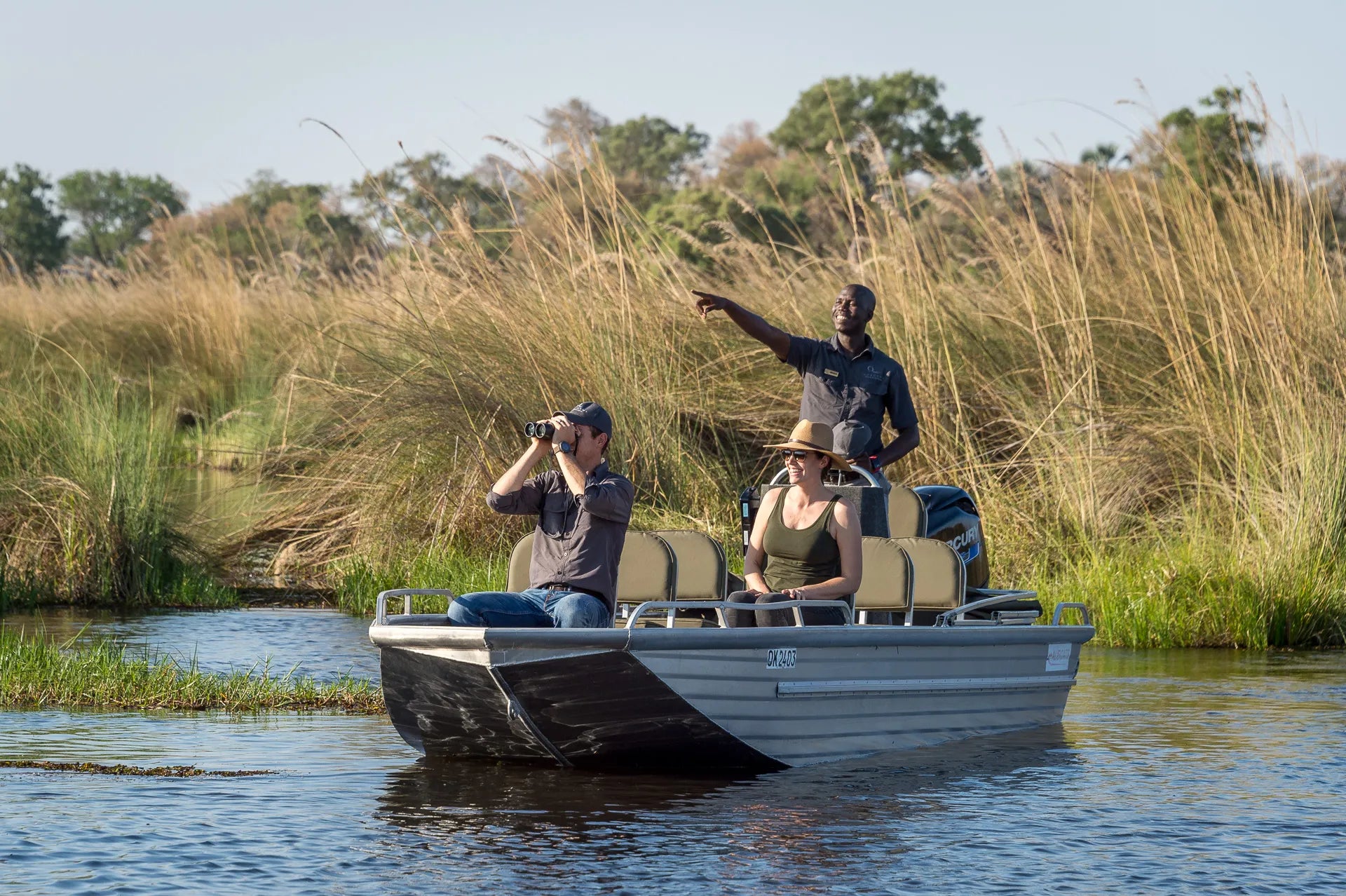 Wilderness Qorokwe at Wilderness Qorokwe, Okavango Delta, Botswana.