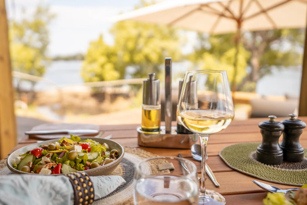 Toka Leya Camp at Wilderness Toka Leya, Livingstone, Zambia.