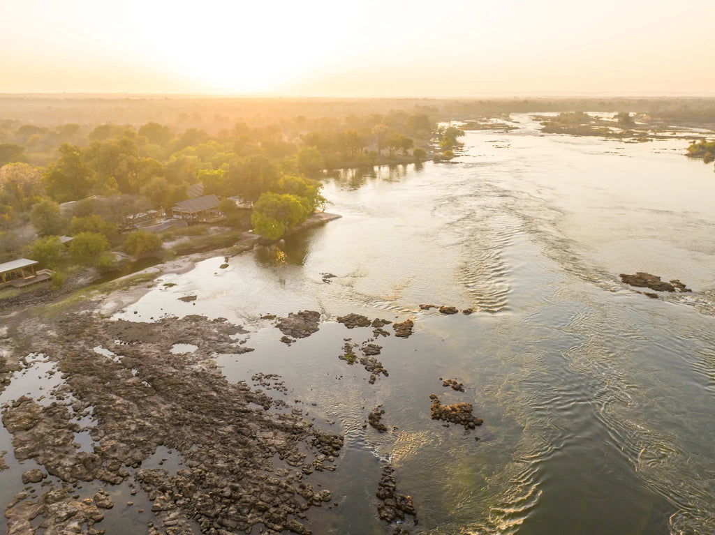 Toka Leya Camp at Wilderness Toka Leya, Livingstone, Zambia.
