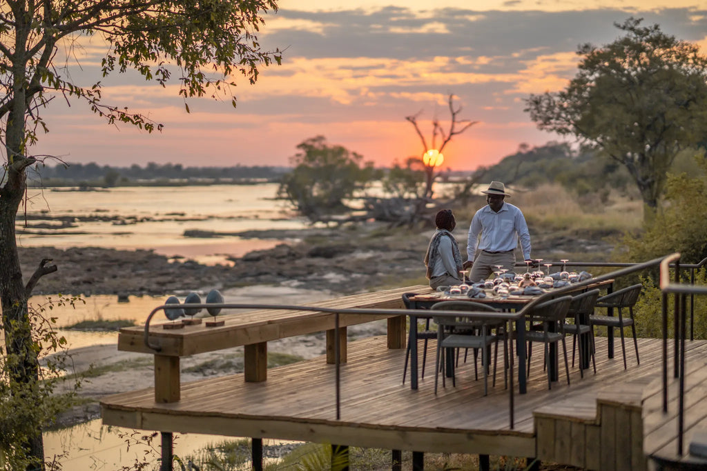 Toka Leya Camp at Wilderness Toka Leya, Livingstone, Zambia.